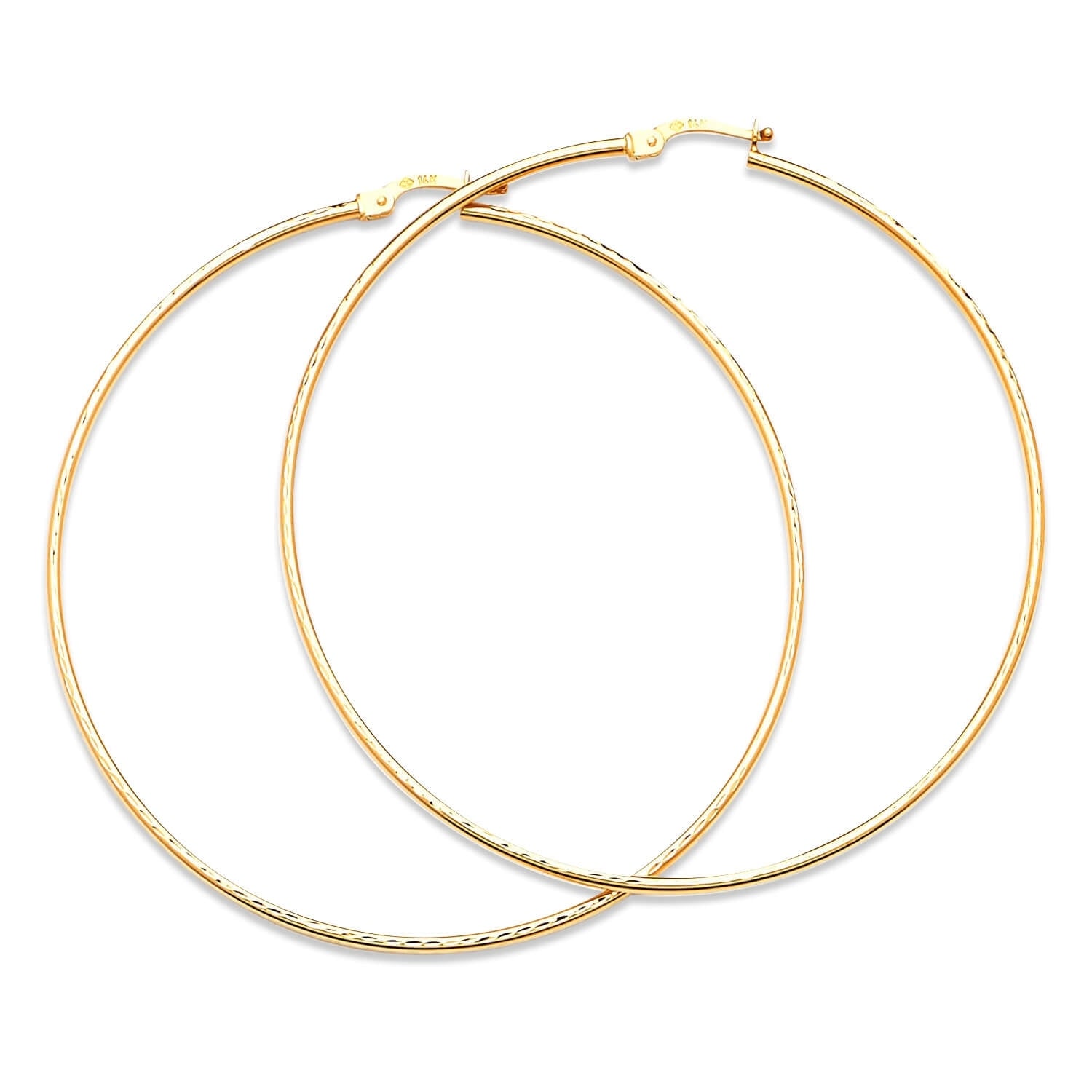 Hoop Earrings in 14K Gold