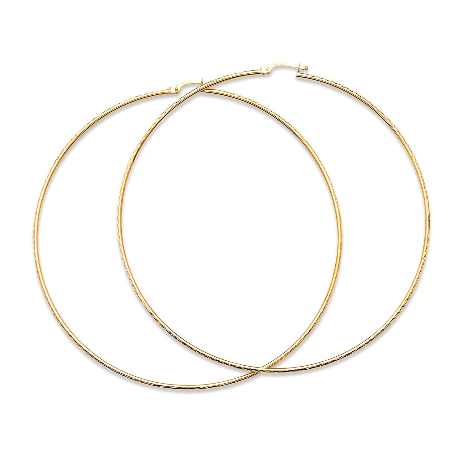 Hoop Earrings in 14K Gold