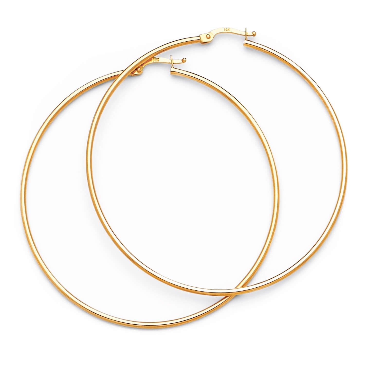 Hoop Earrings in 14K Gold
