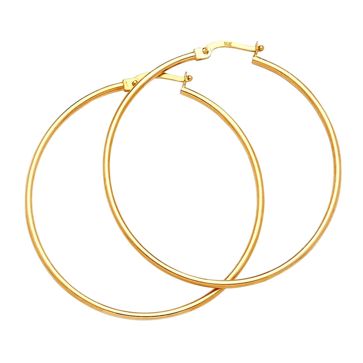 Hoop Earrings in 14K Gold
