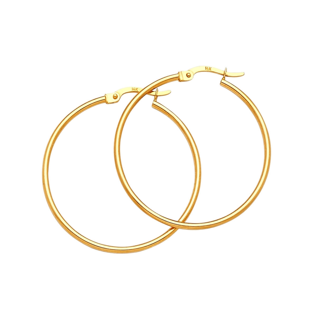 Hoop Earrings in 14K Gold