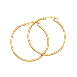 Hoop Earrings in 14K Gold
