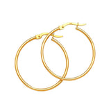 Hoop Earrings in 14K Gold