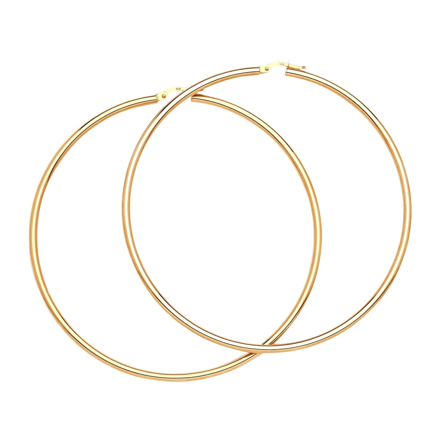 Hoop Earrings in 14K Gold