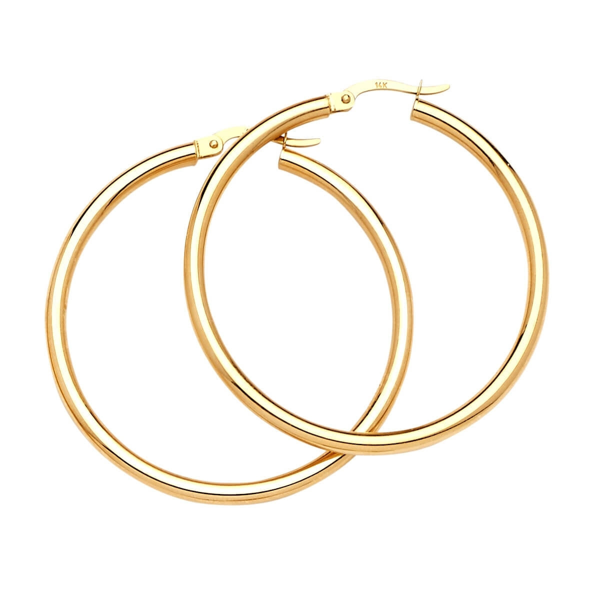 Hoop Earrings in 14K Gold