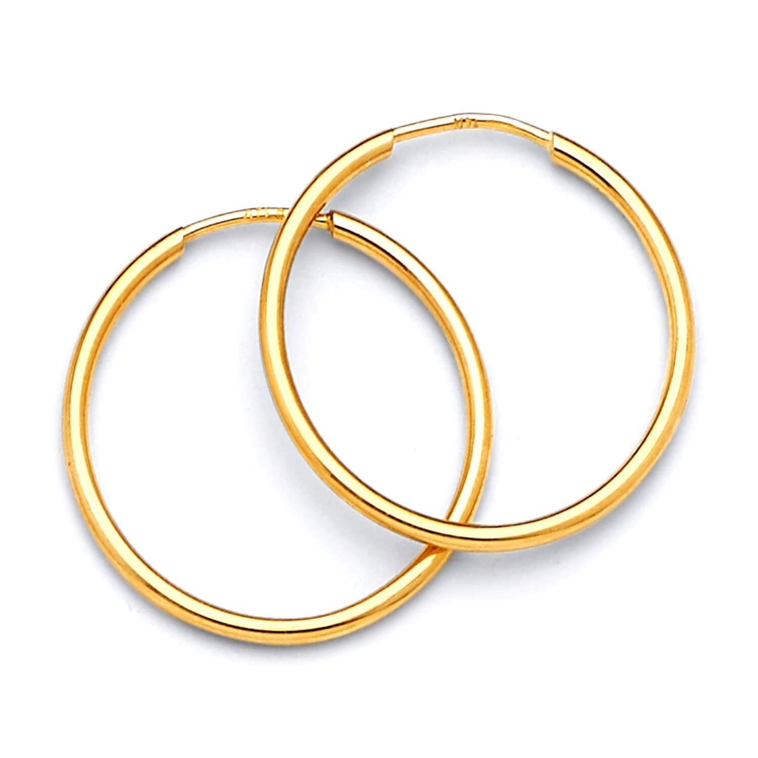 Hoop Earrings in 14K Gold
