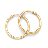 Hoop Earrings in 14K Gold