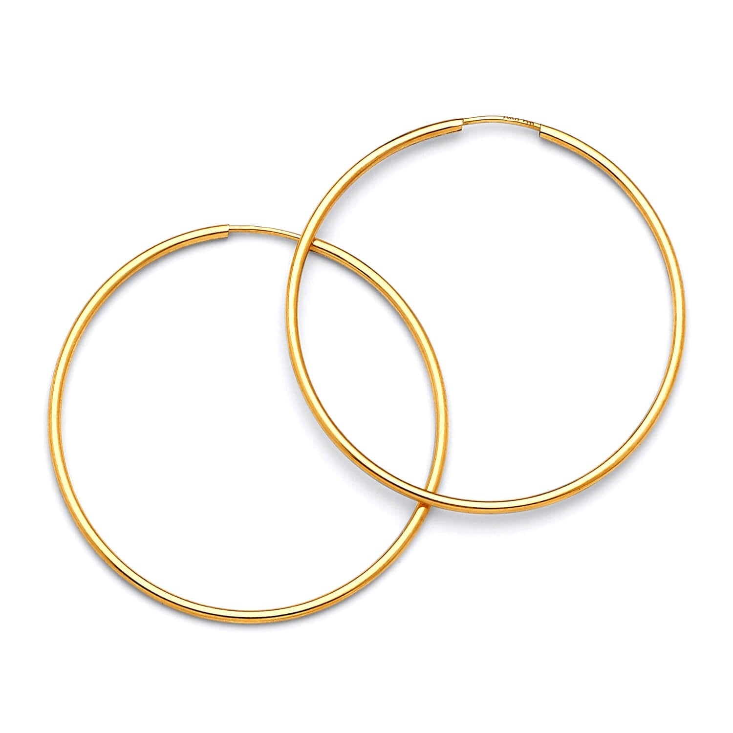 Hoop Earrings in 14K Gold