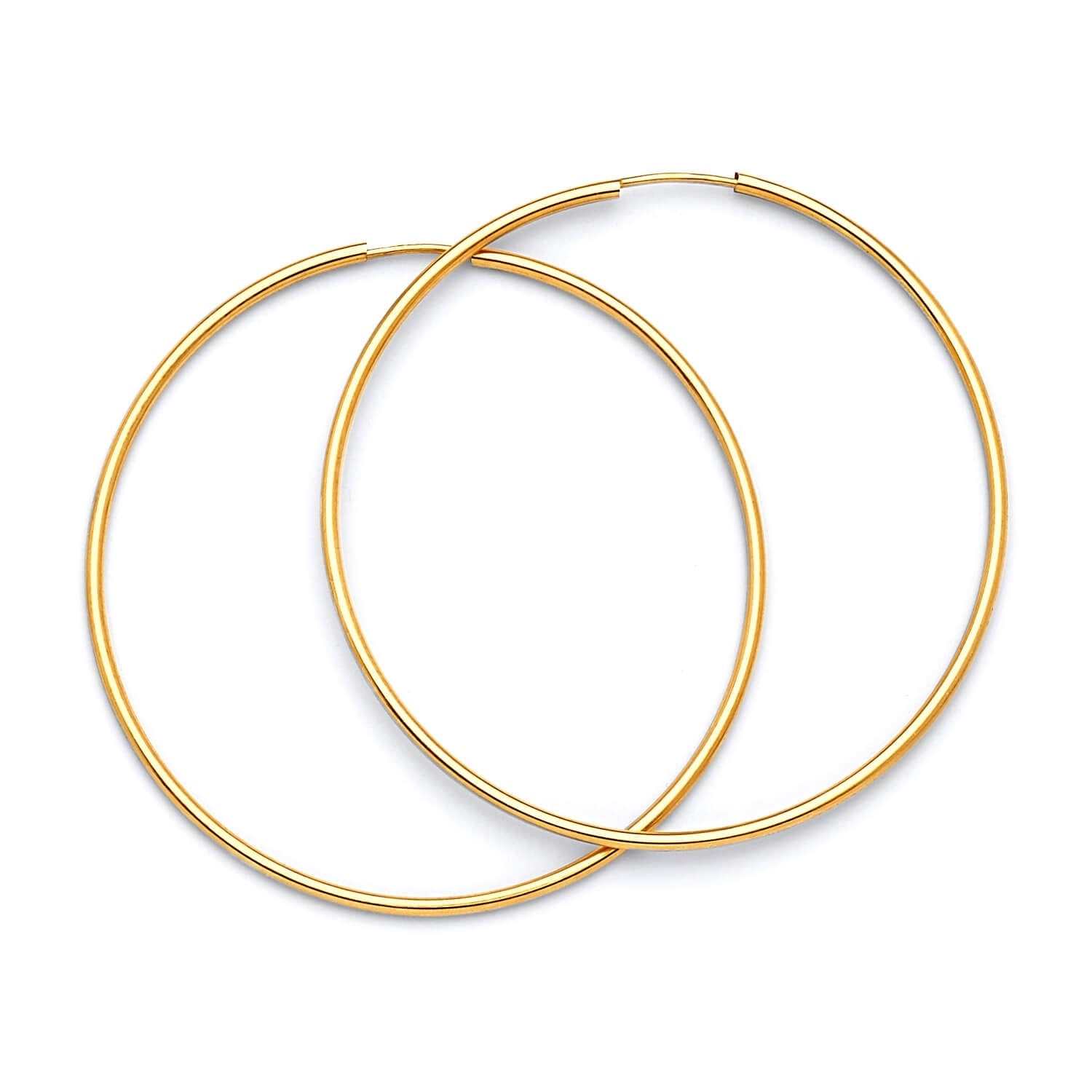 Hoop Earrings in 14K Gold