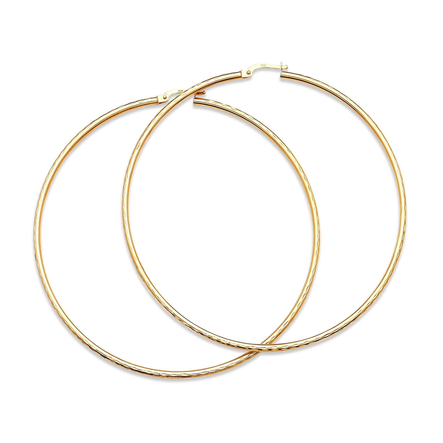 Hoop Earrings in 14K Gold