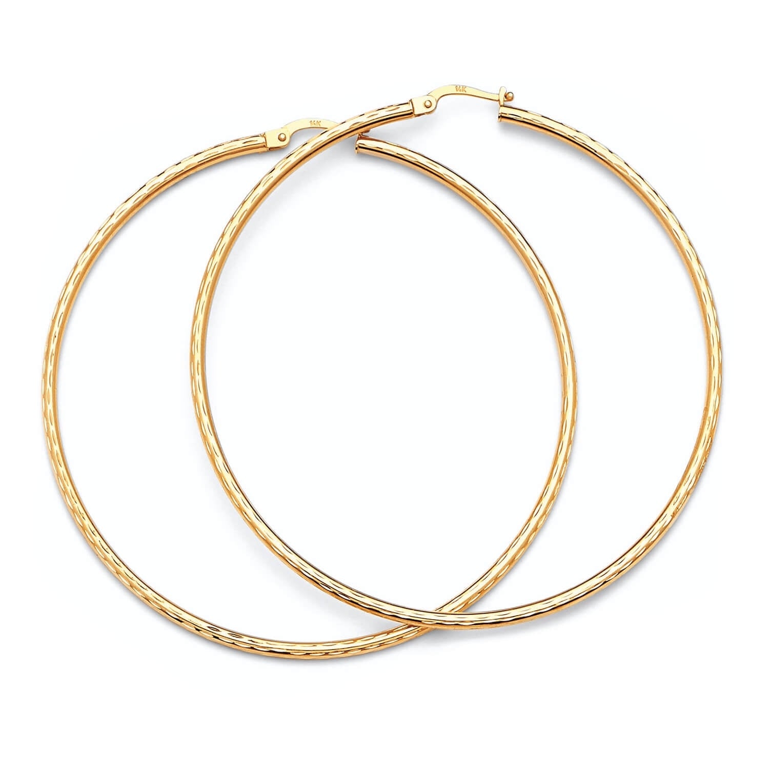 Hoop Earrings in 14K Gold