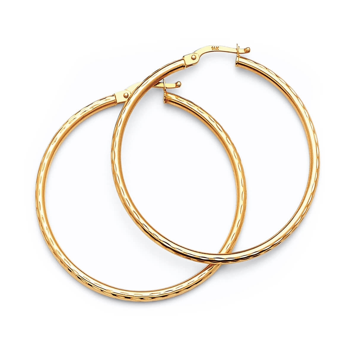 Hoop Earrings in 14K Gold