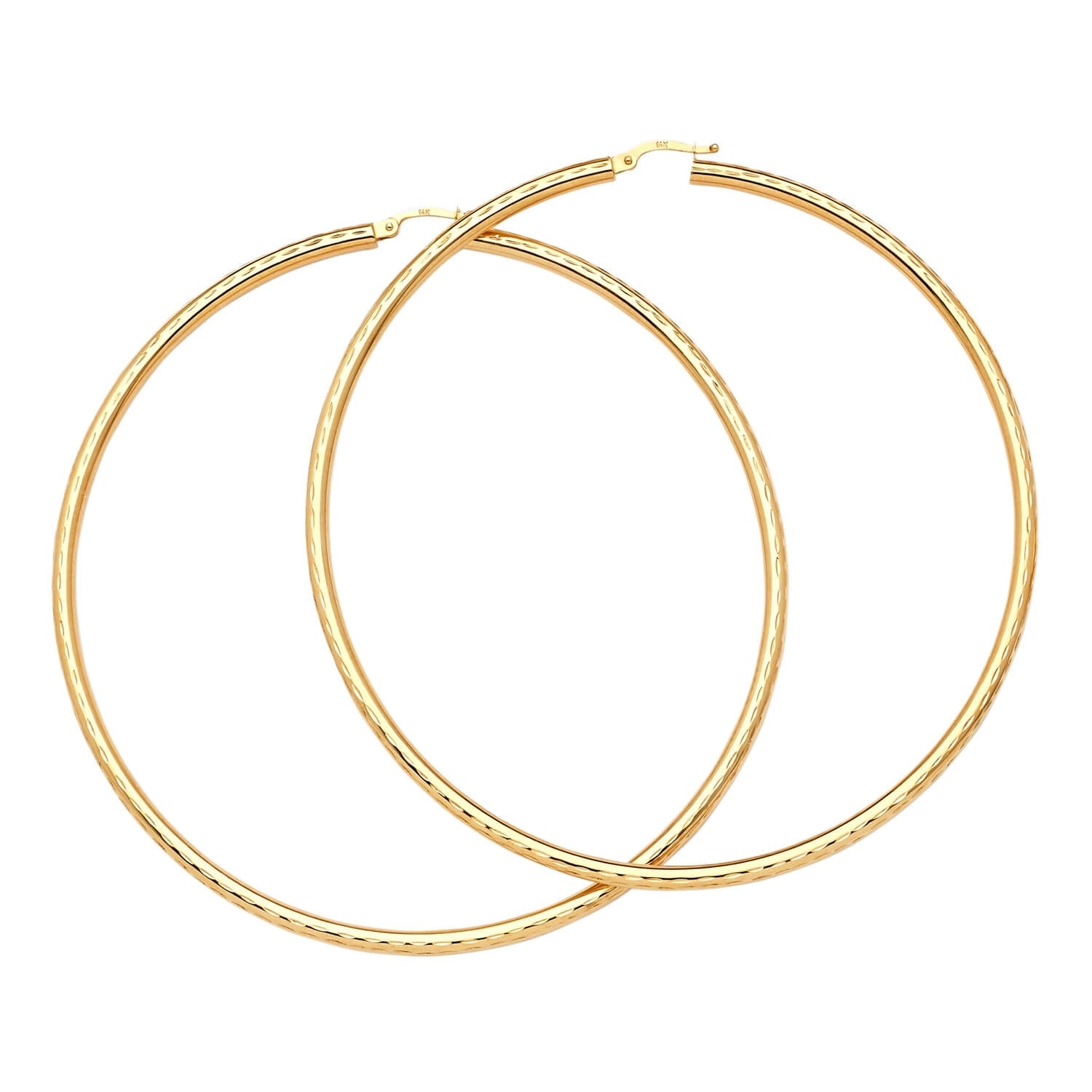 Hoop Earrings in 14K Gold