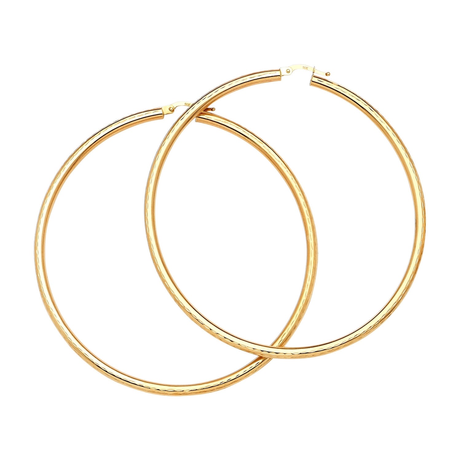 Hoop Earrings in 14K Gold
