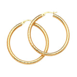 Hoop Earrings in 14K Gold