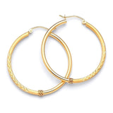 Hoop Earrings in 14K Gold