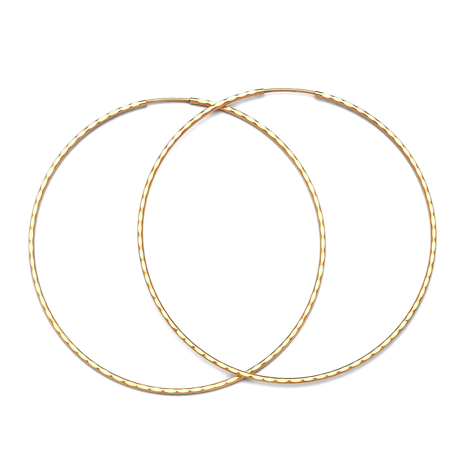Hoop Earrings in 14K Gold