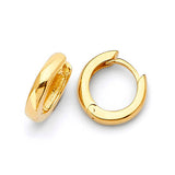 Huggie Earrings in 14K Gold