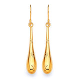 Teardrop Earrings in 14K Gold