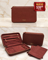 Brown Jewelry Pouch